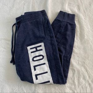 Hollister Dark Blue High Rise Sweatpants